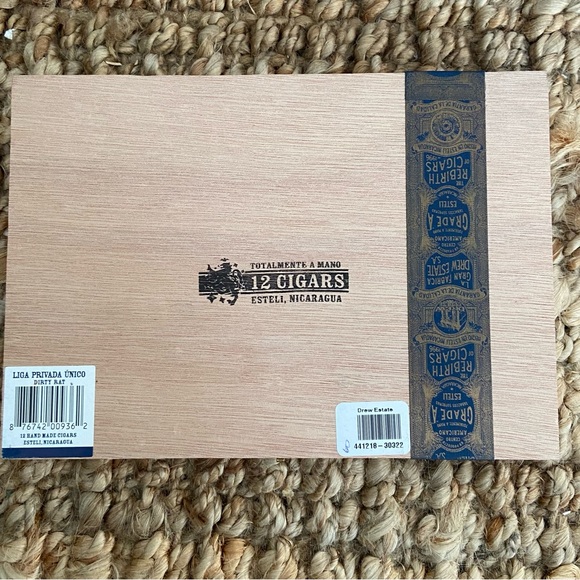 Empty Drew Estate Liga Privada ‘Dirty Rat’ Wood Cigar Box - Picture 3 of 6